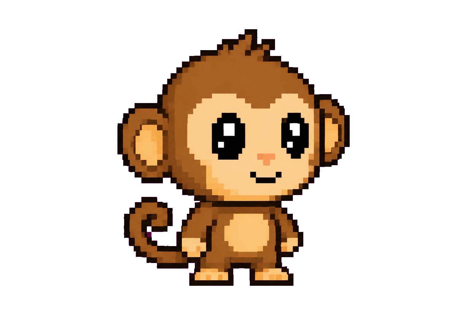 Monkey portrait