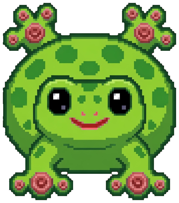 Frog idle pose
