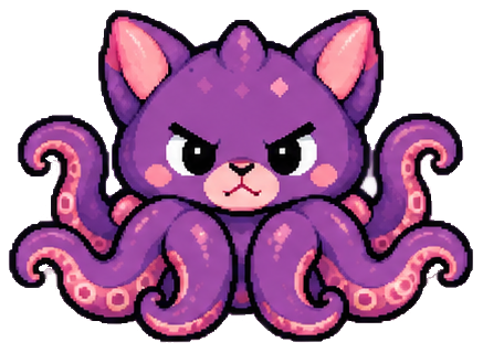 Tentakitty portrait